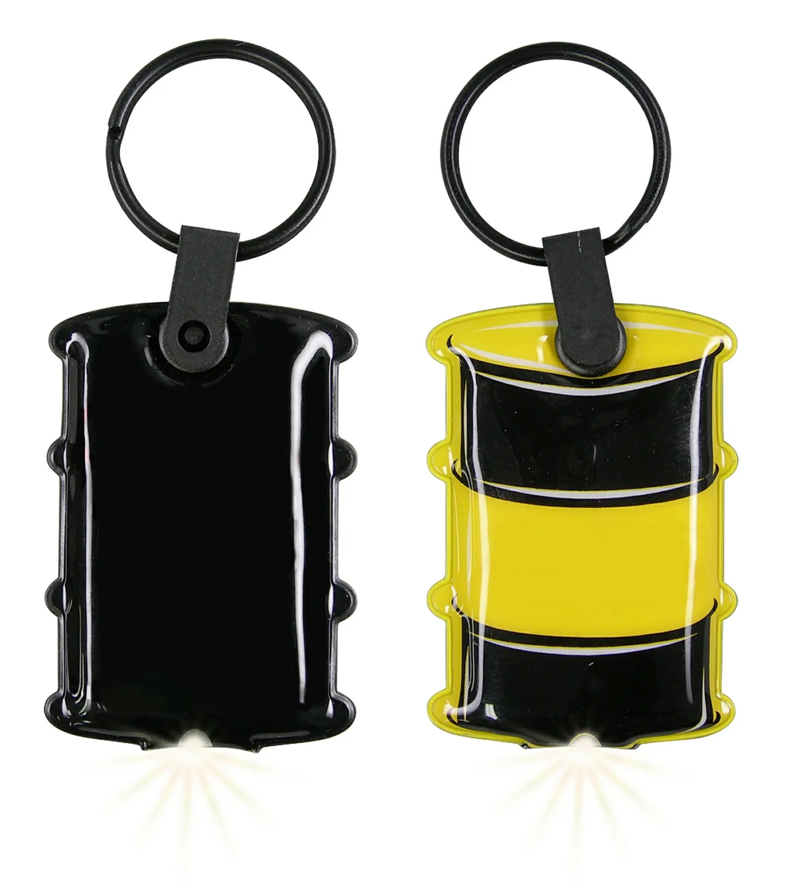 ShapeLights™ Color-A-Shape Key Ring Flashlight (Oil Can) view 2