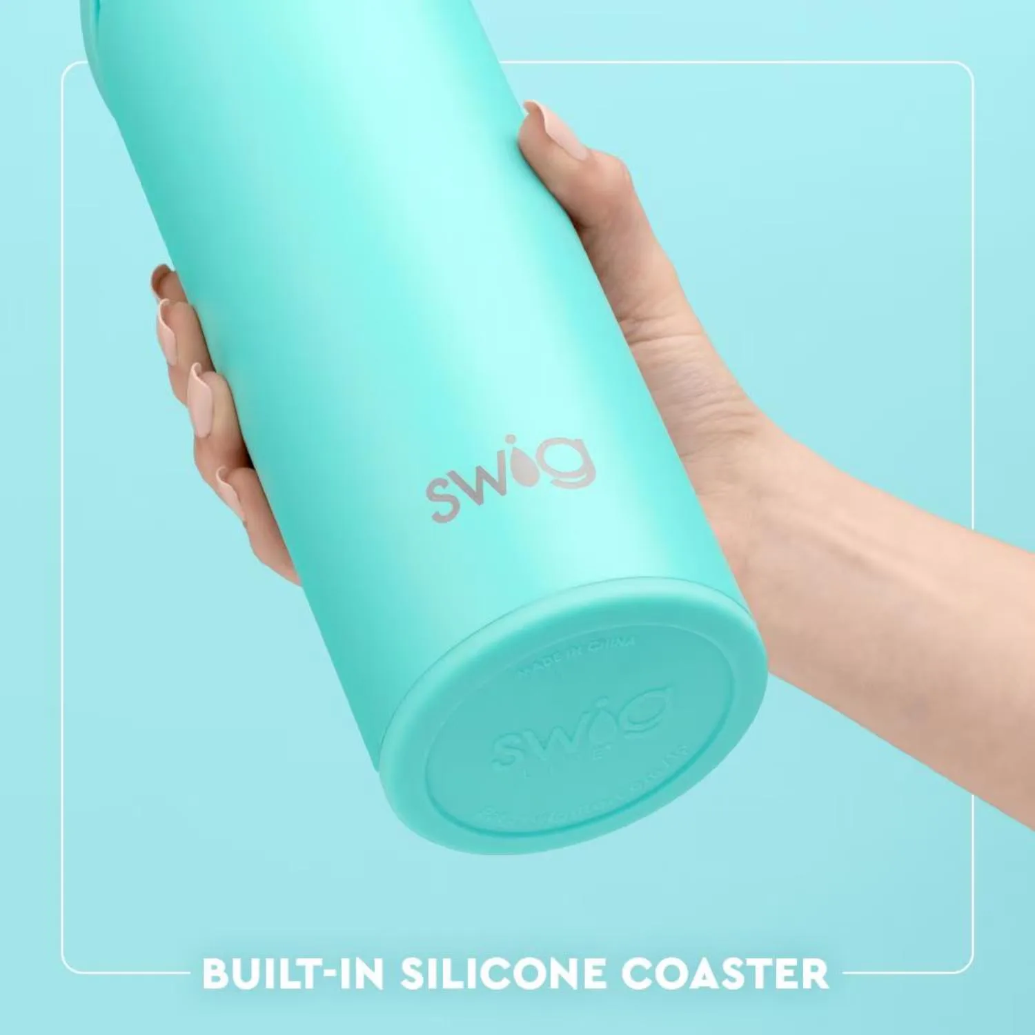 32 oz SWIG® Stainless Steel Insulated Leakproof Colorblock EZ Fill Water Bottle view 6