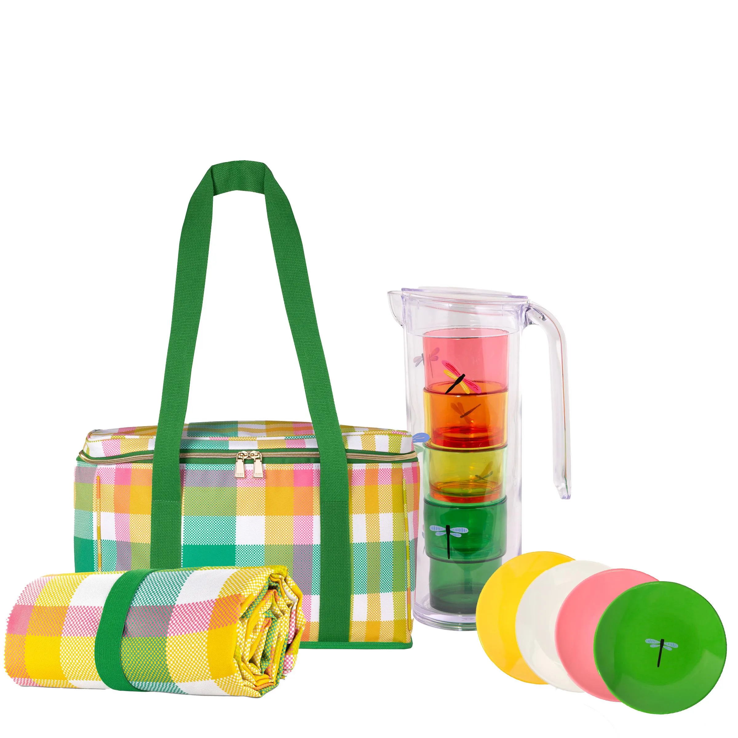 kate spade new york Party In The Park Bundle - Garden Plaid