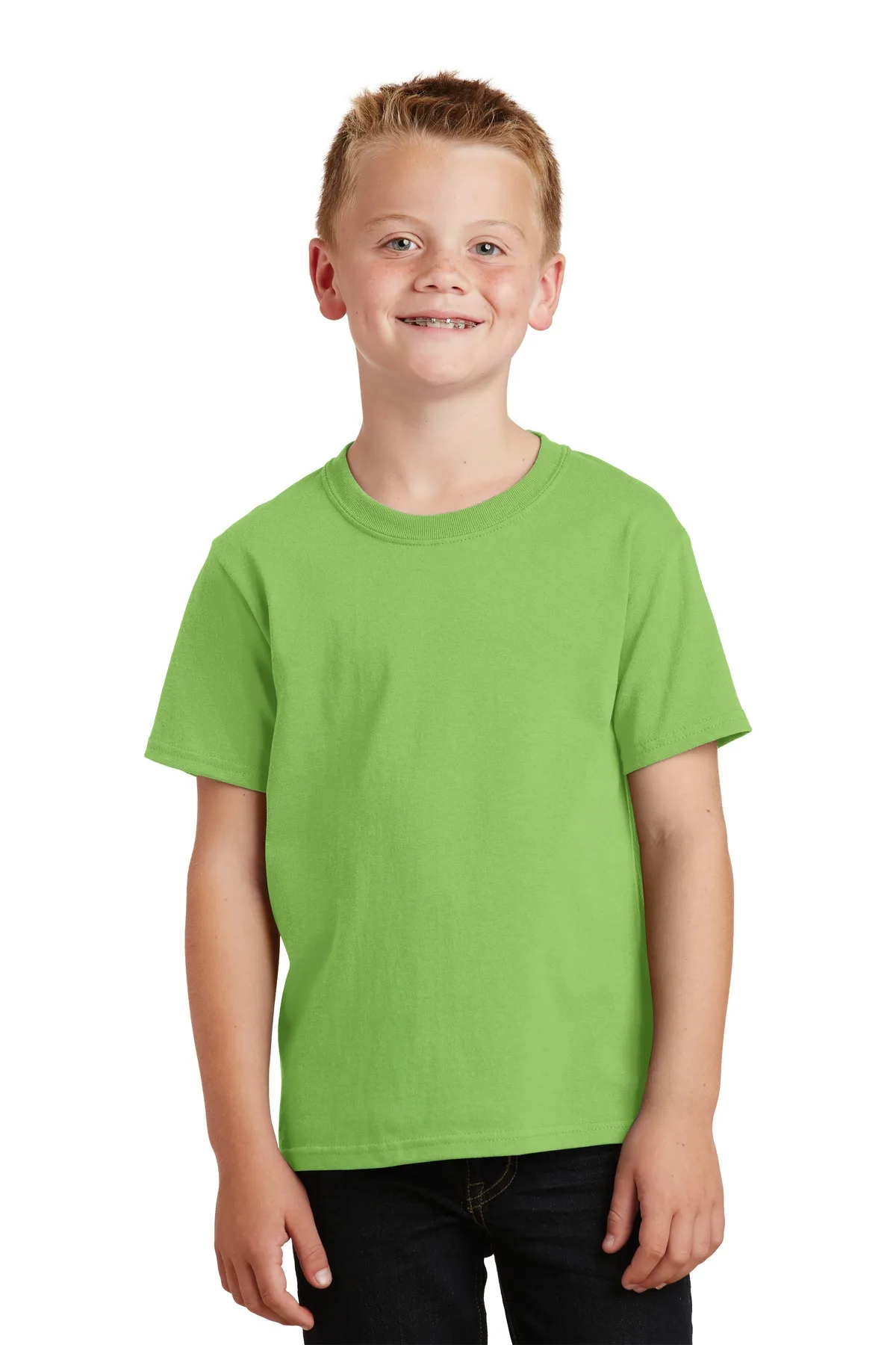Port & Co™ Youth Core Cotton Tee Shirt view 3