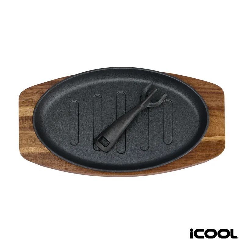 iCOOL Alpine 10 1/2 Cast Iron Skillet / Pan view 2