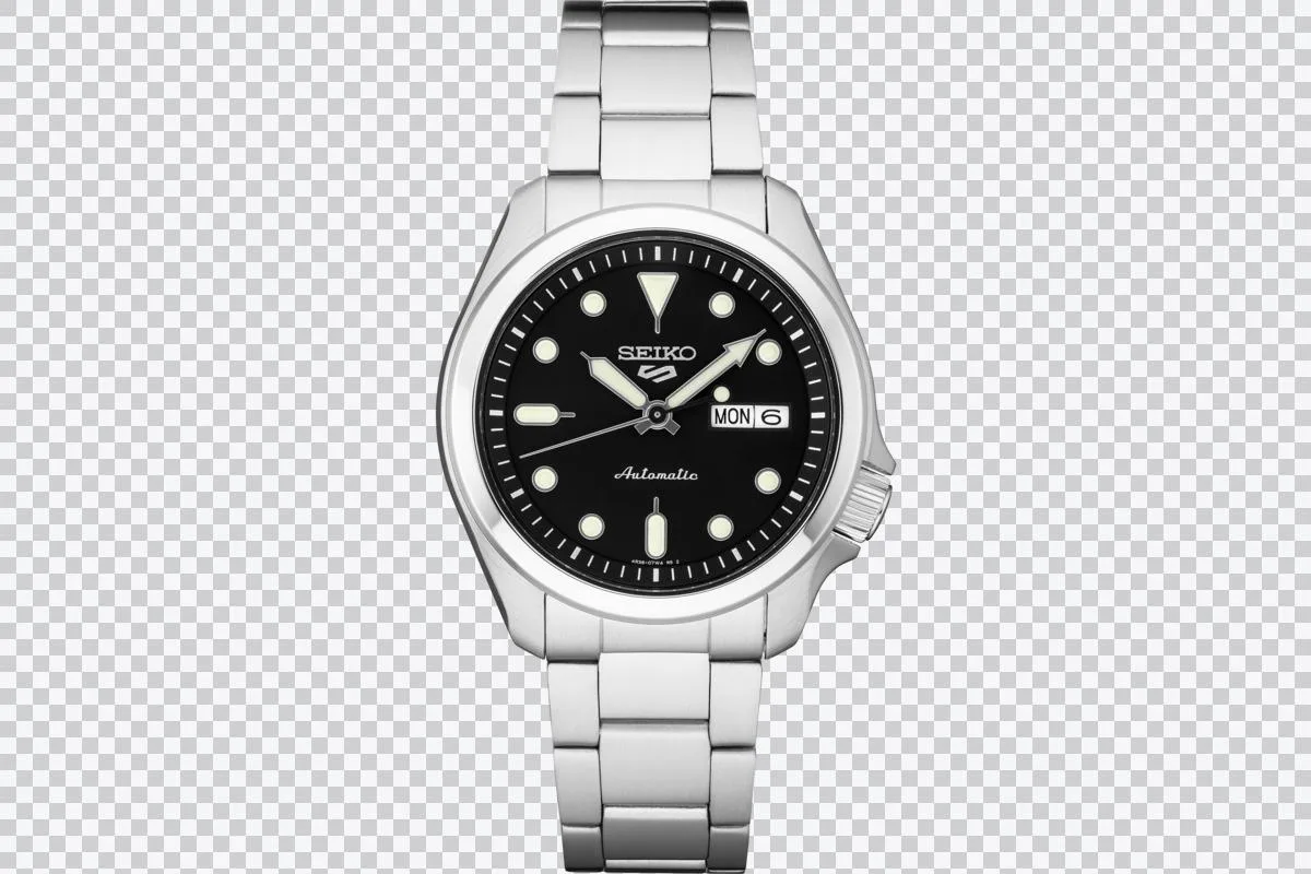 Seiko Watch Mens Seiko 5 Sports Black Dial