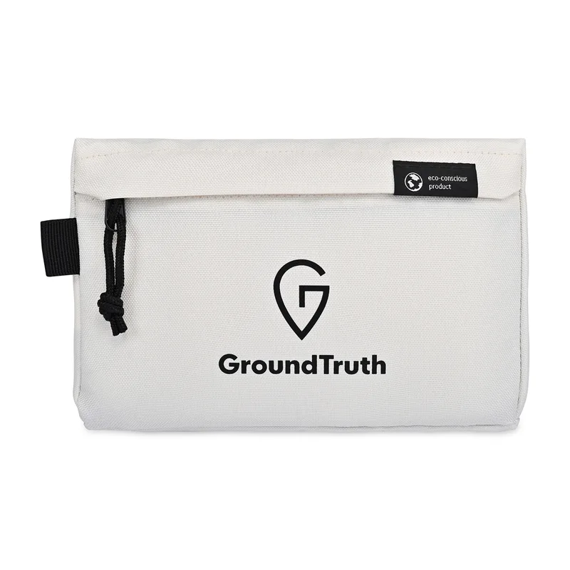 Renew AWARE™ rPET Zippered Pouch - Cream