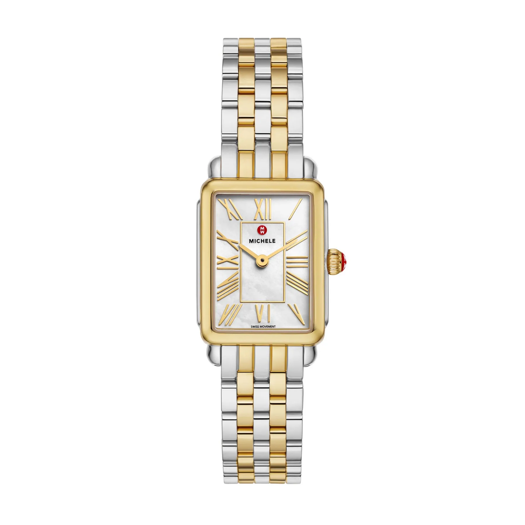 Michele Deco Park Two-Tone 18K Gold-Plated Watch