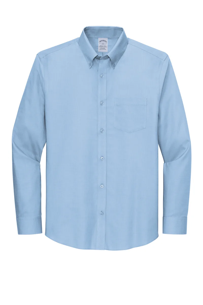 Brooks Brothers® Wrinkle-Free Stretch Nailhead Shirt view 4