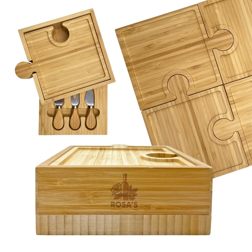 Bamboo Charcuterie Puzzle