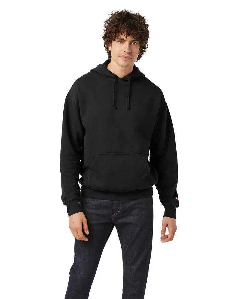 Champion Unisex Garment Dyed Hooded Sweatshirt