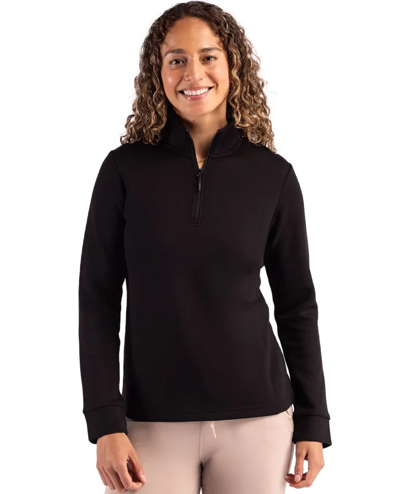 Clique Haven Recycled Womens Quarter Zip Sweatshirt