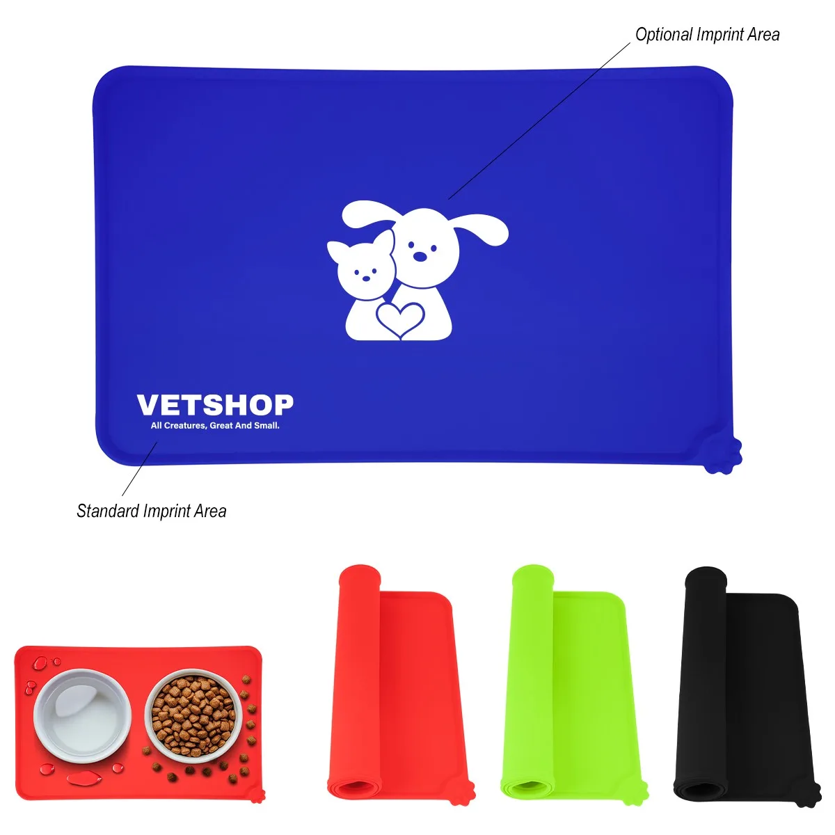 Silicone Pet Food Place Mat view 2