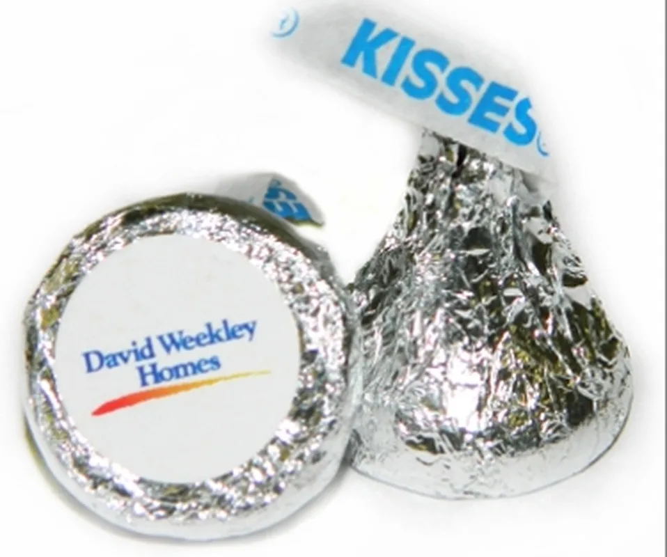 Hershey Kiss with Label