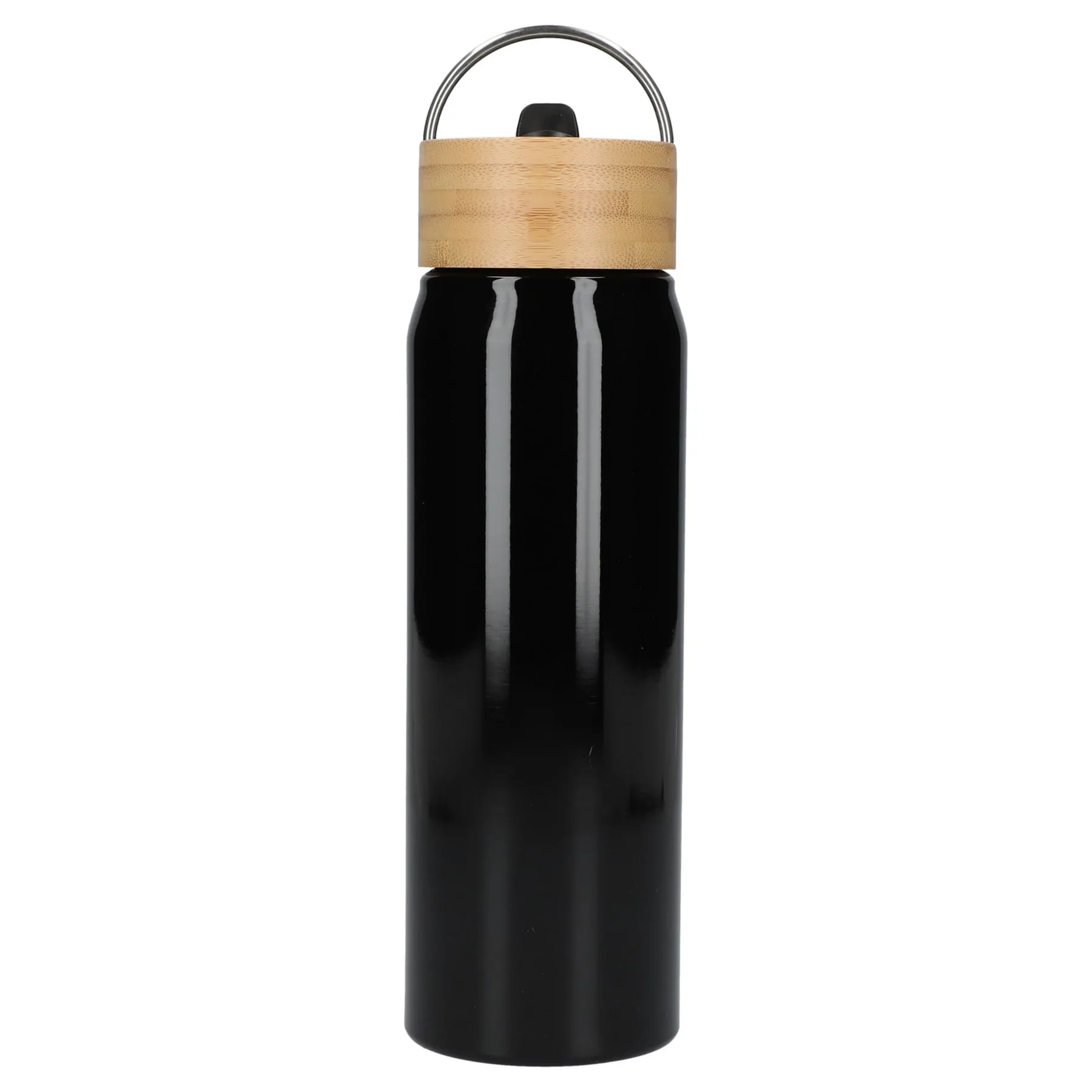 Billy 26oz Eco-Friendly Aluminum Bottle W/ FSC® 100% Bamboo Lid view 2