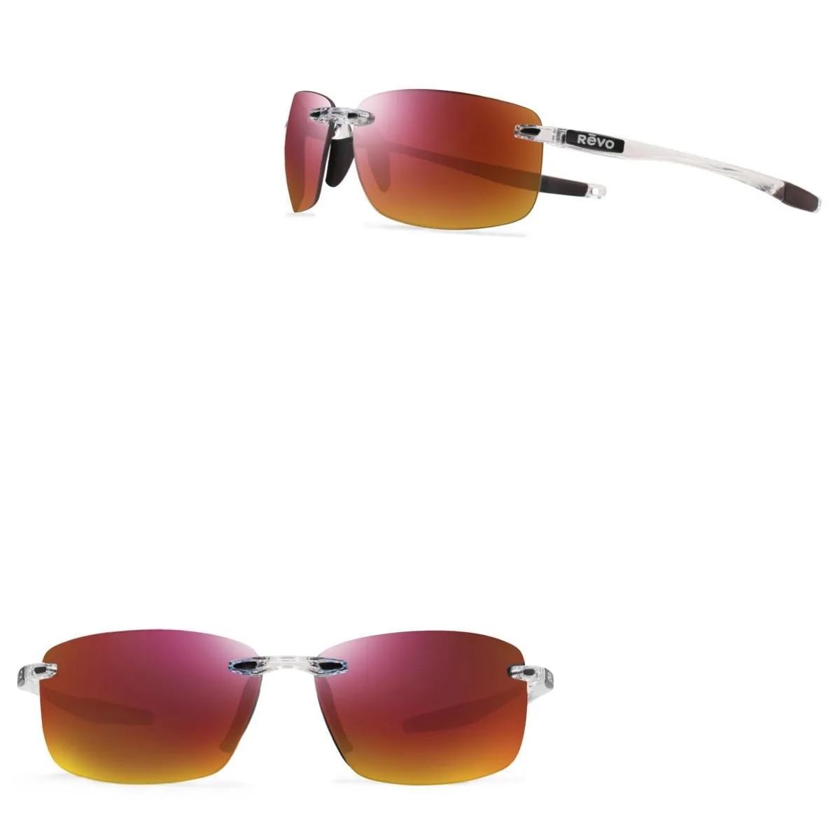 Revo Sunglasses Descend N - Shiny Crystal White