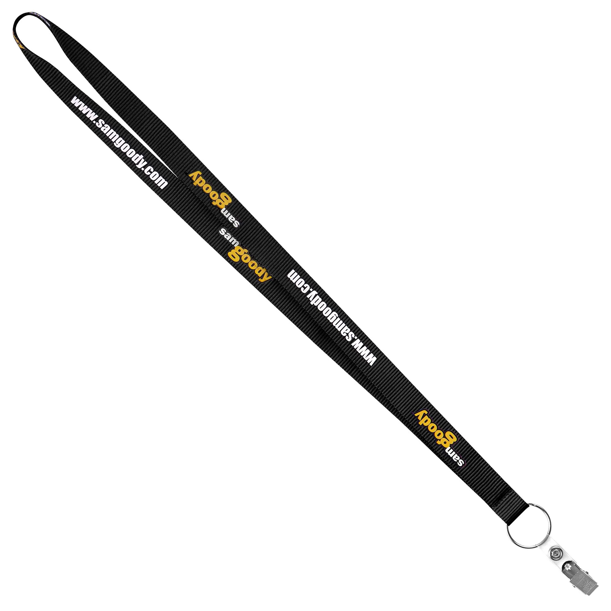 3/4" Recycled Screen Printed Lanyard (QuickShip) 18-24 Days view 2