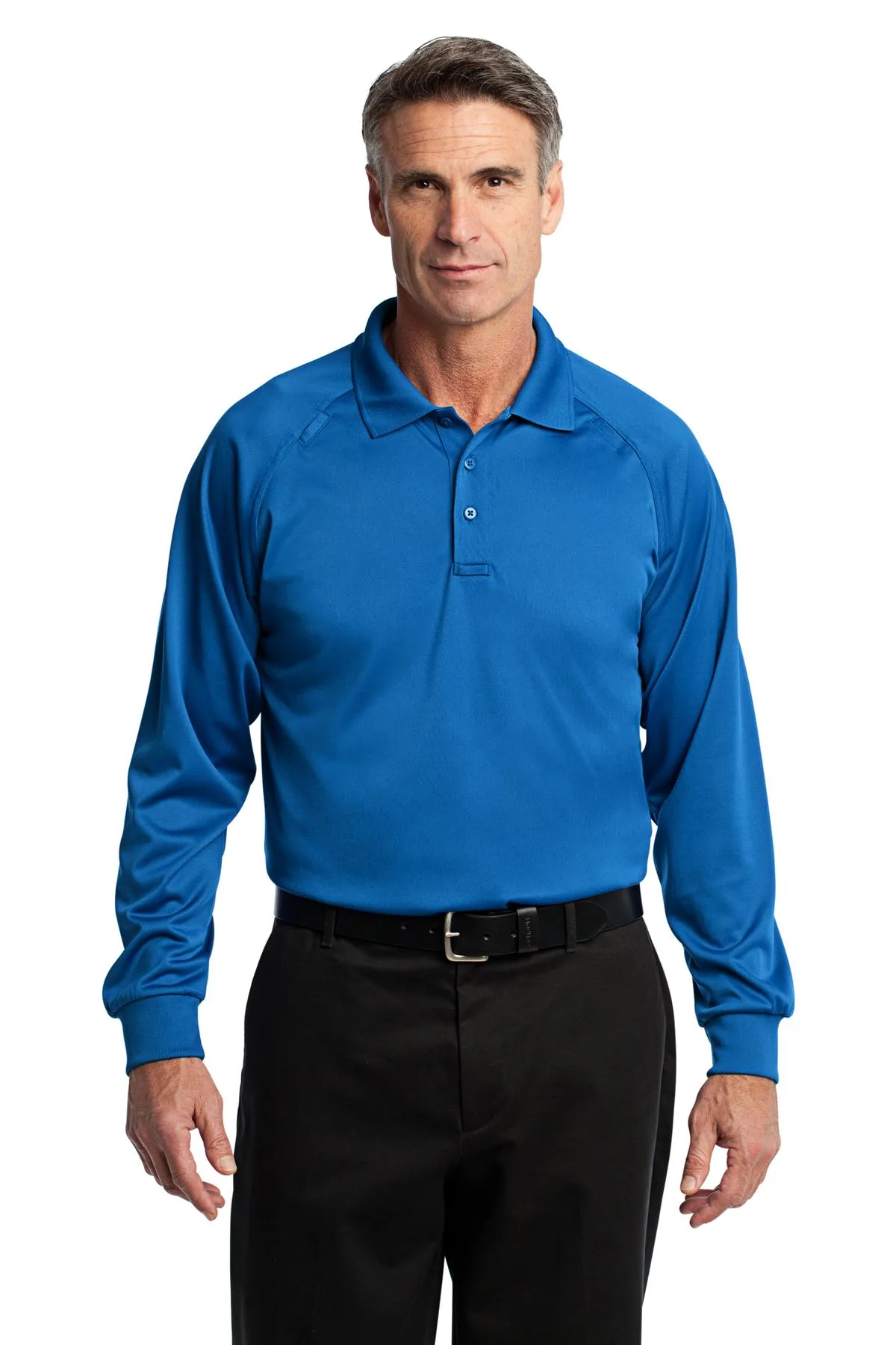 CornerStone® - Select Long Sleeve Snag-Proof Tactical Polo. view 3