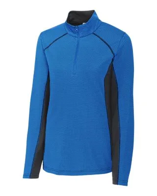 Clique Ice Pique Colorblock Womens Half Zip Tech Pullover view 5