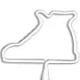 Shoe Hightop Inkbend Standard, Bent Pen