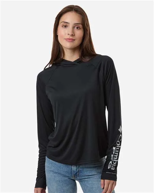 Columbia® Women's PFG Tidal Tee™ Hooded Long Sleeve Shirt