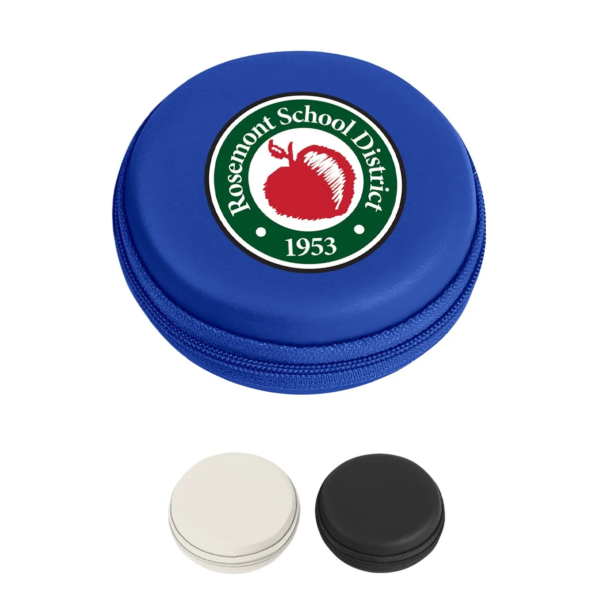 Round Zippered Electronics Travel Case view 2