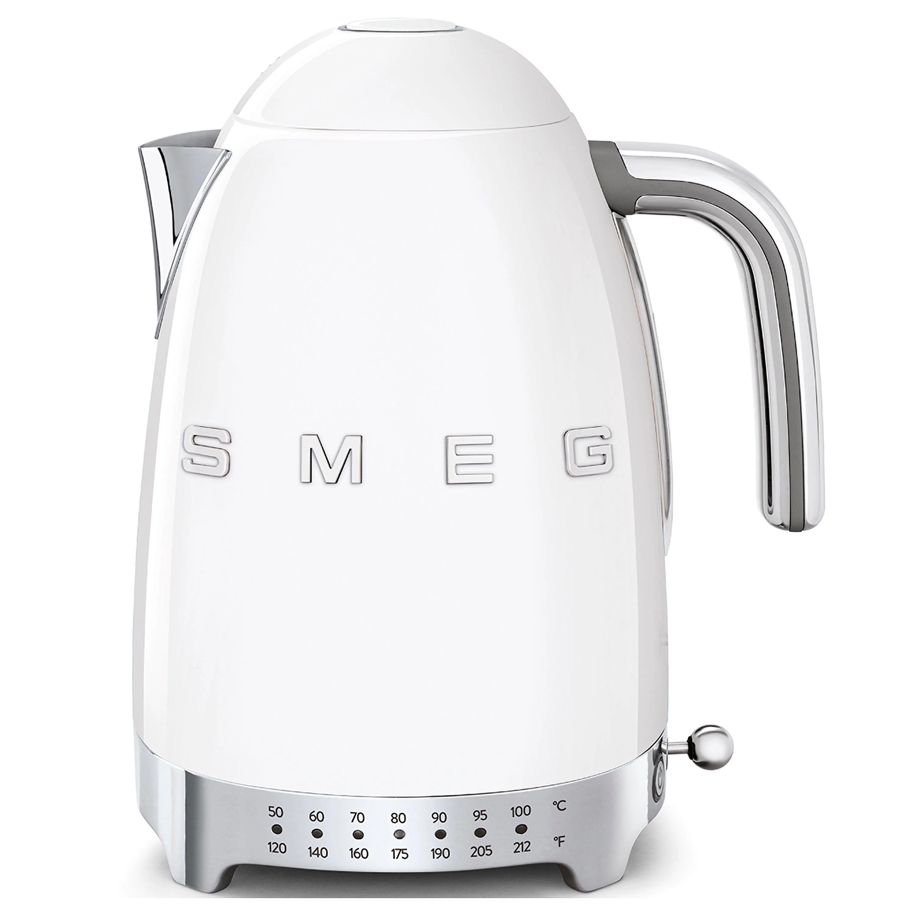 Smeg 50's Retro-Style Electric Kettle W/ Variable Temperature White