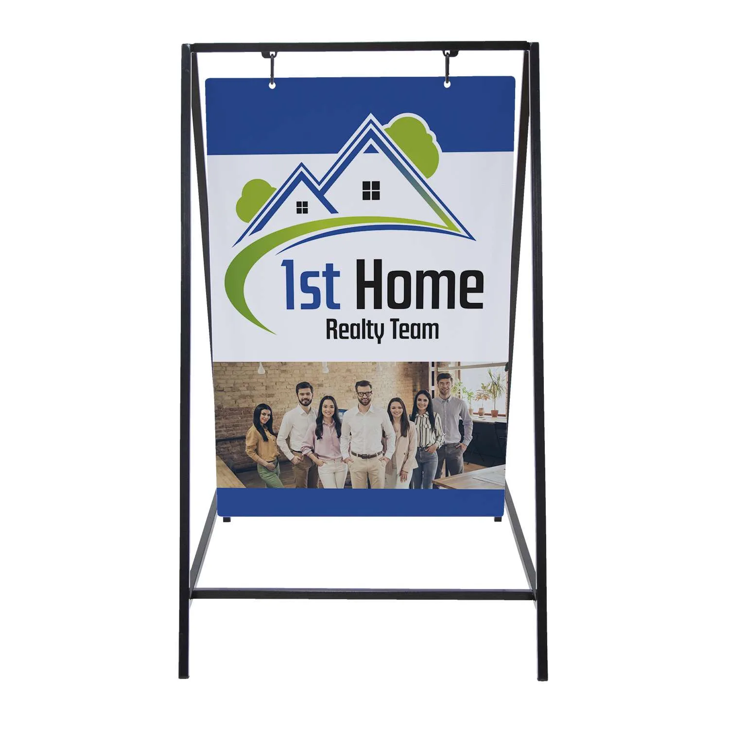 Aluminum Swing A-frame Imprinted Kit (Double-Sided) view 3