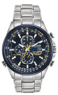 Citizen® Men's Blue Angels® World Chronograph Eco-Drive® Stainless Steel Watch