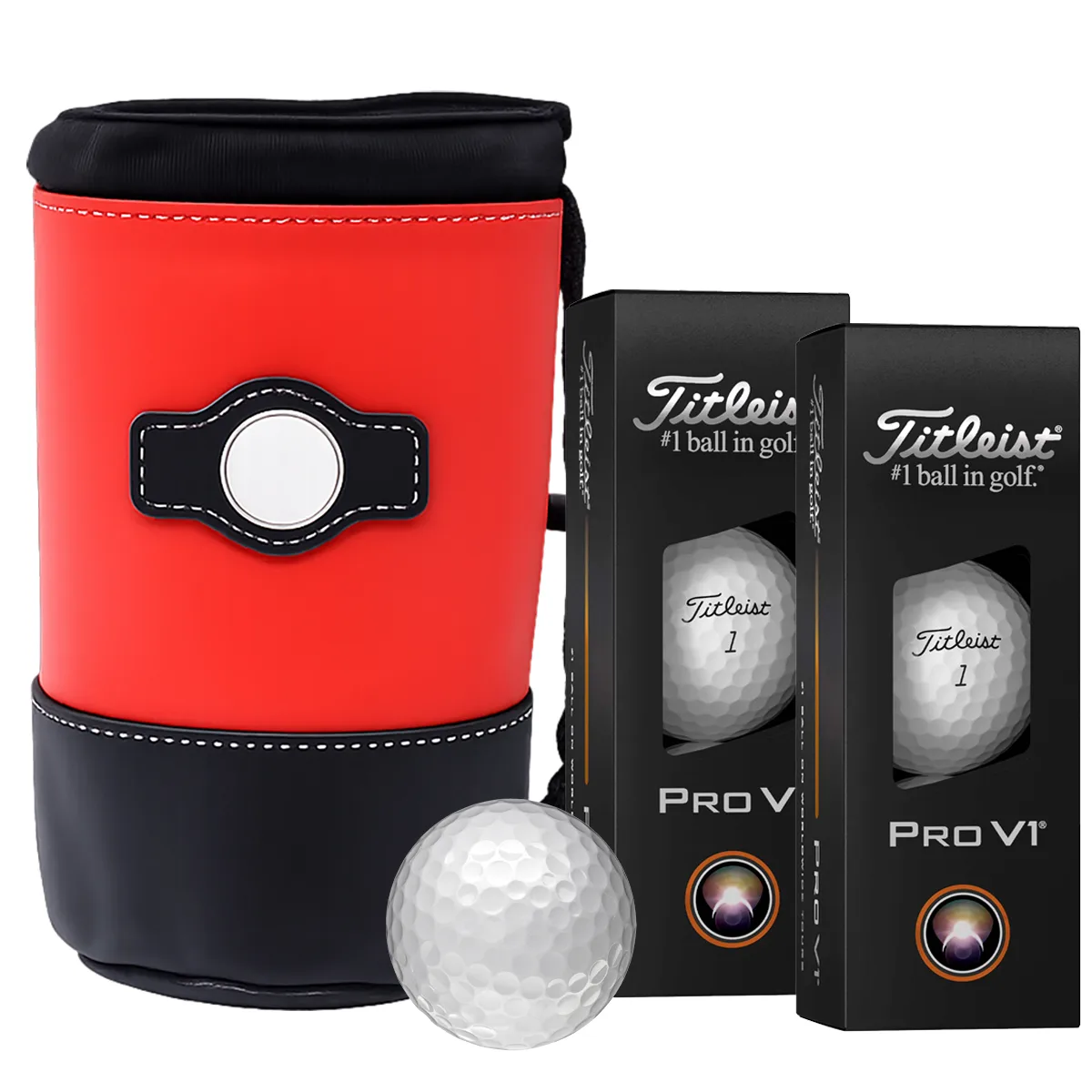 Titleist Pro V1 Six Ball Shag Bag view 3