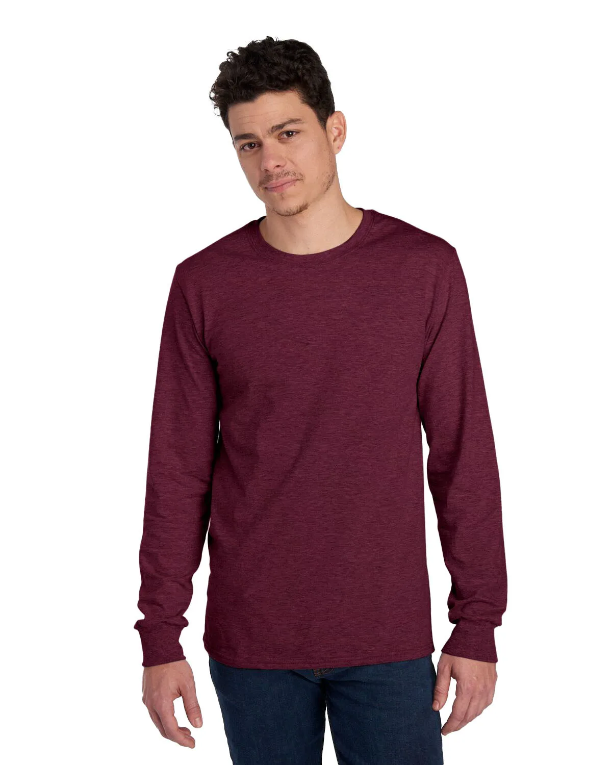 Jerzees Adult Premium Blend Long-Sleeve T-Shirt view 6
