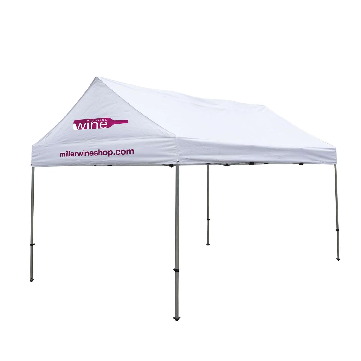 10' x 15' Gable Tent Kit (Full-Color Imprint, 2 Locations)