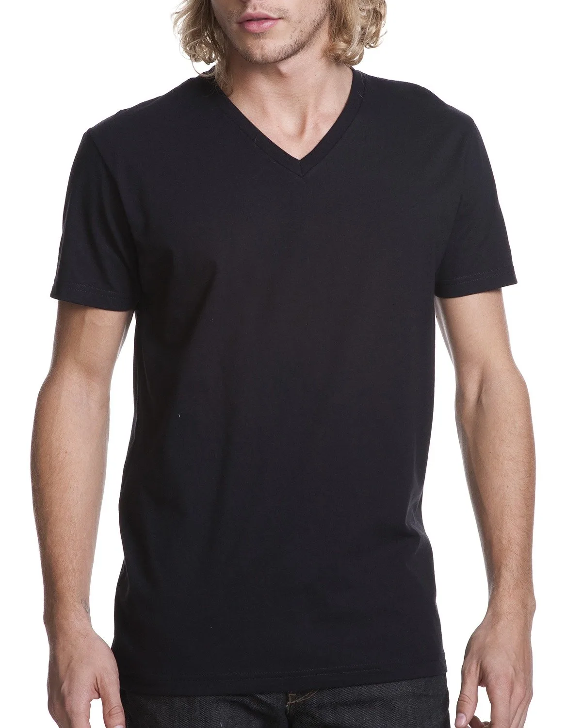 NEXT LEVEL APPAREL Men's Cotton V