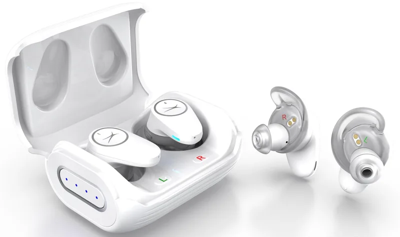 Altec Lansing White Hydrabuds Truly Wireless Noise Canceling Bluetooth Earphone