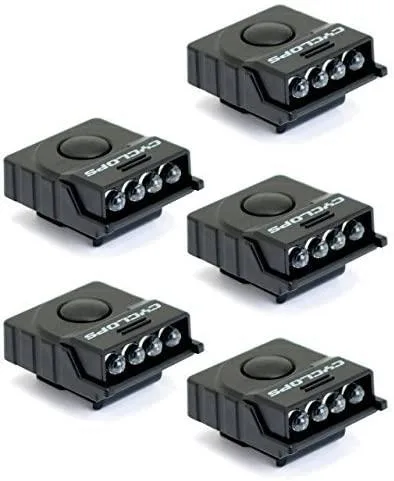 Cyclops 5 Pack Hat Clips - White