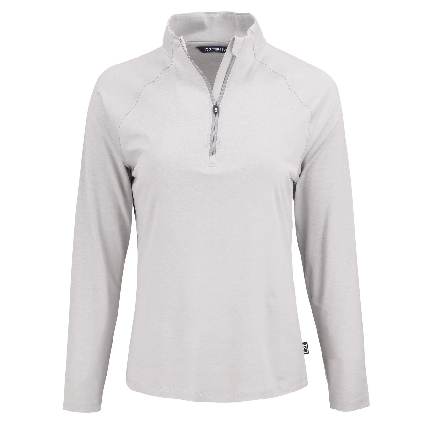 Cutter & Buck Coastline Recycled Double Peached Womens Quarter Zip Pullover view 5