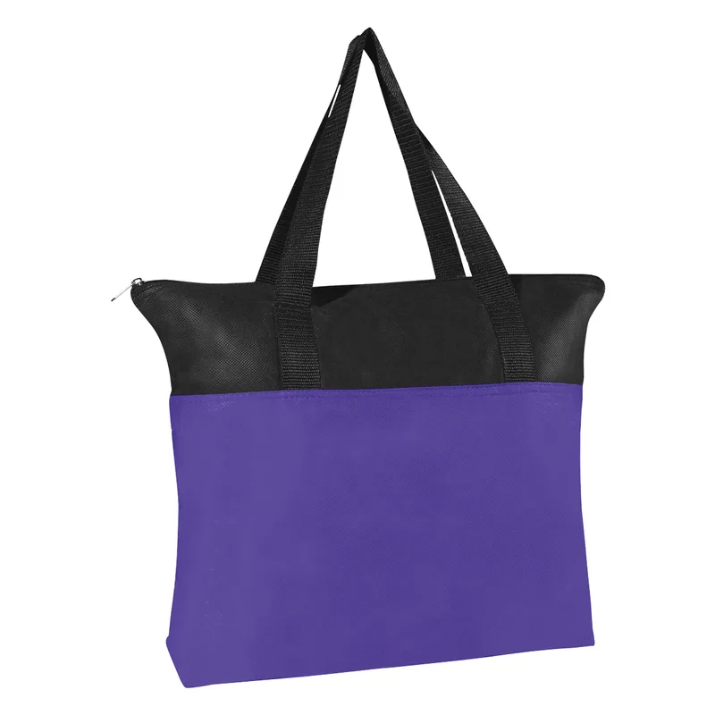 Non-woven Zippered Tote Bag view 2