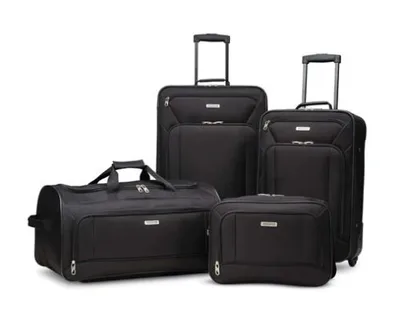 Samsonite® American Tourister® Black Fieldbrook Xlt 4 Piece Luggage Set