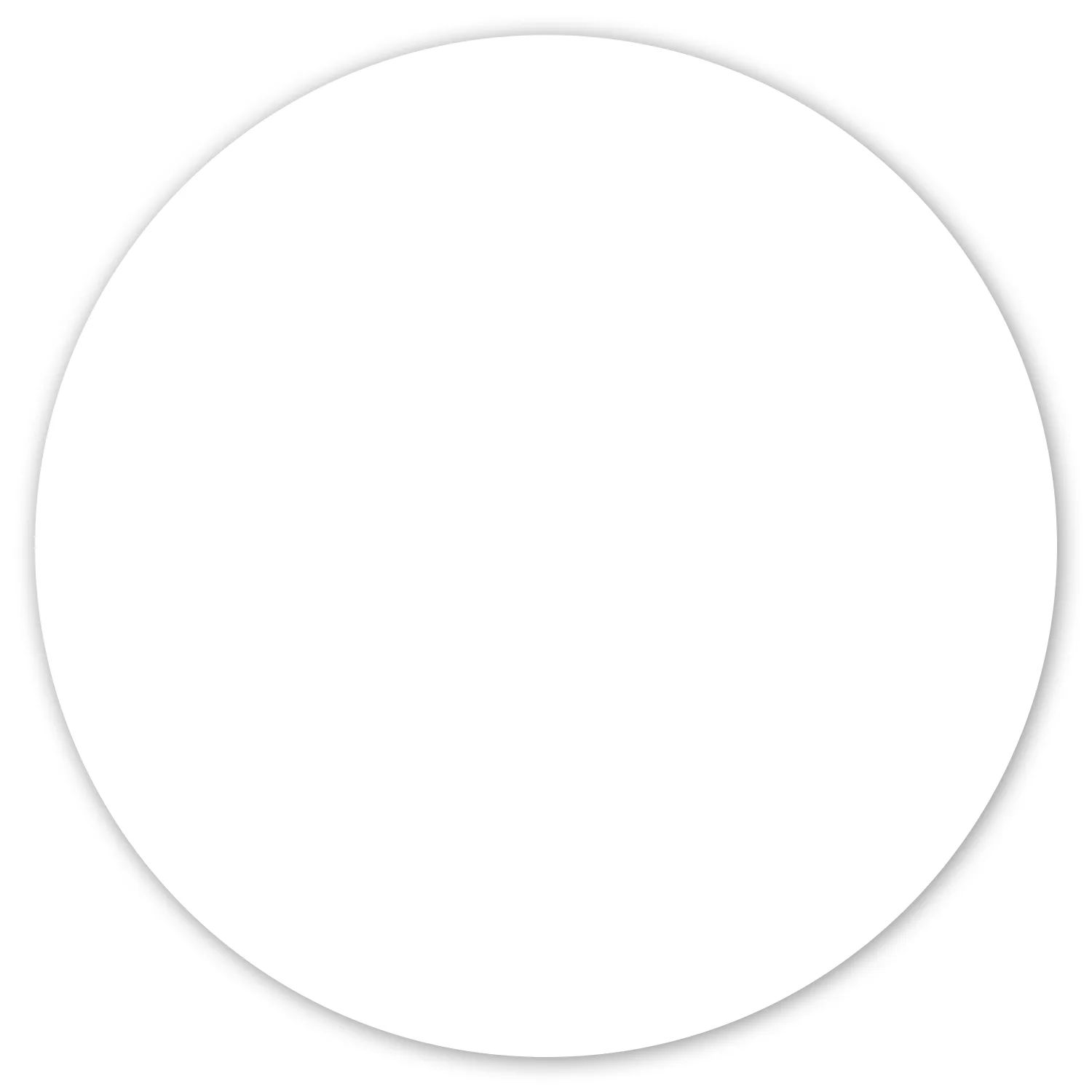 Car Sign Circle Magnet 4 1/2" diam view 2