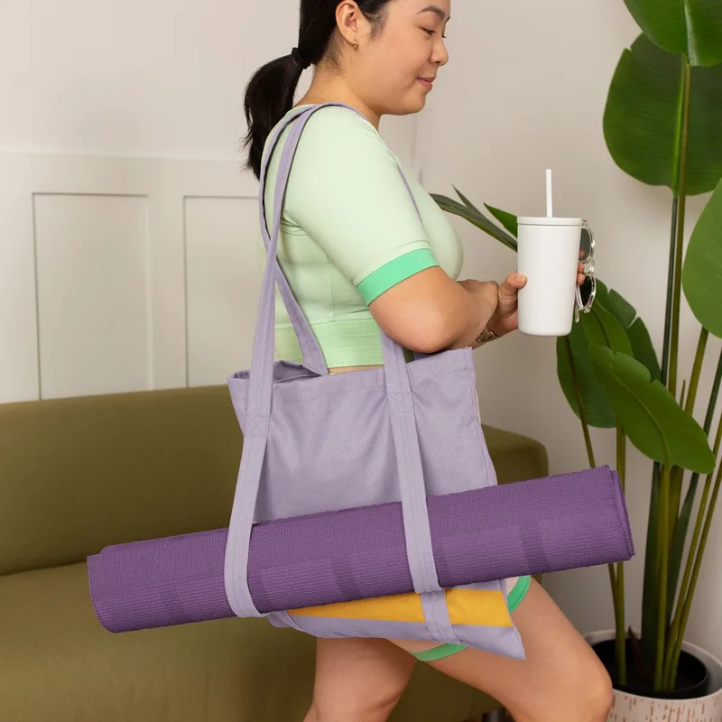 Lavender Purple/Daffodil Yellow Blank Lifestyle