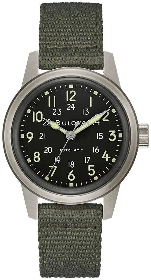 Bulova Watches Men's Military Hack Watch Vwi Spec Edition