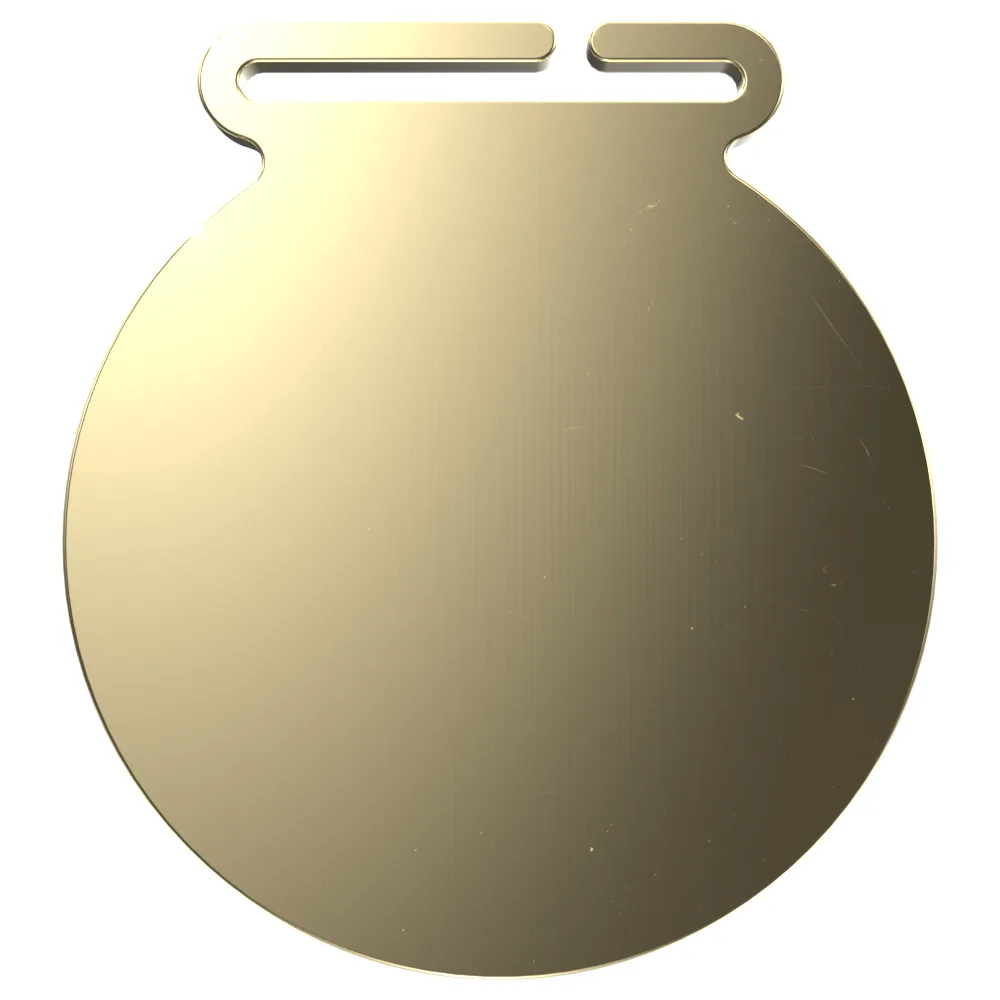 Texture Tone® Bright Small Smooth Medallion (2-1/2") view 2