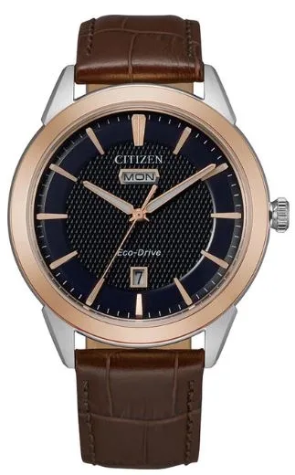 Citizen® Men's Drive Collection Two-Tone Rose Gold Stainless Steel Watch