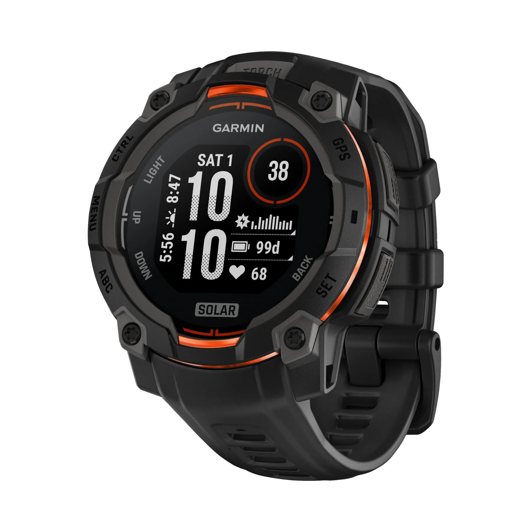 Garmin Instinct 3 45mm Solar GPS Smartwatch