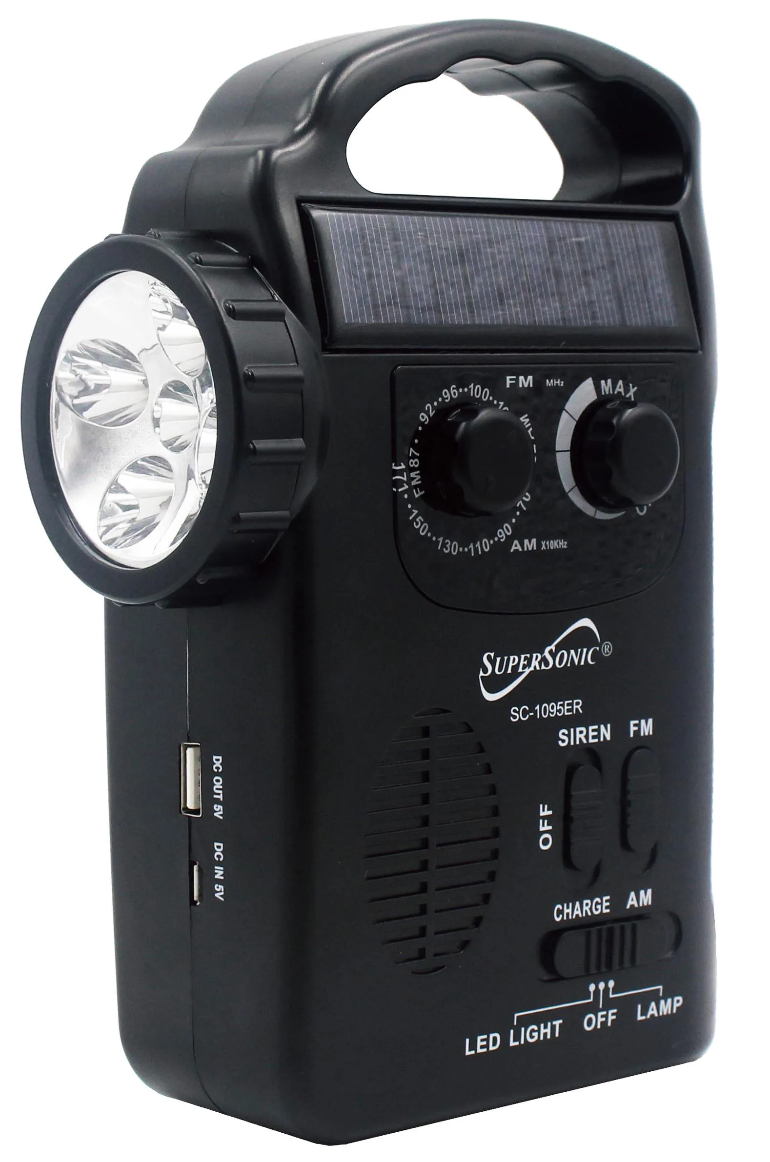 Supersonic Dynamo Radio W/ Flashlight
