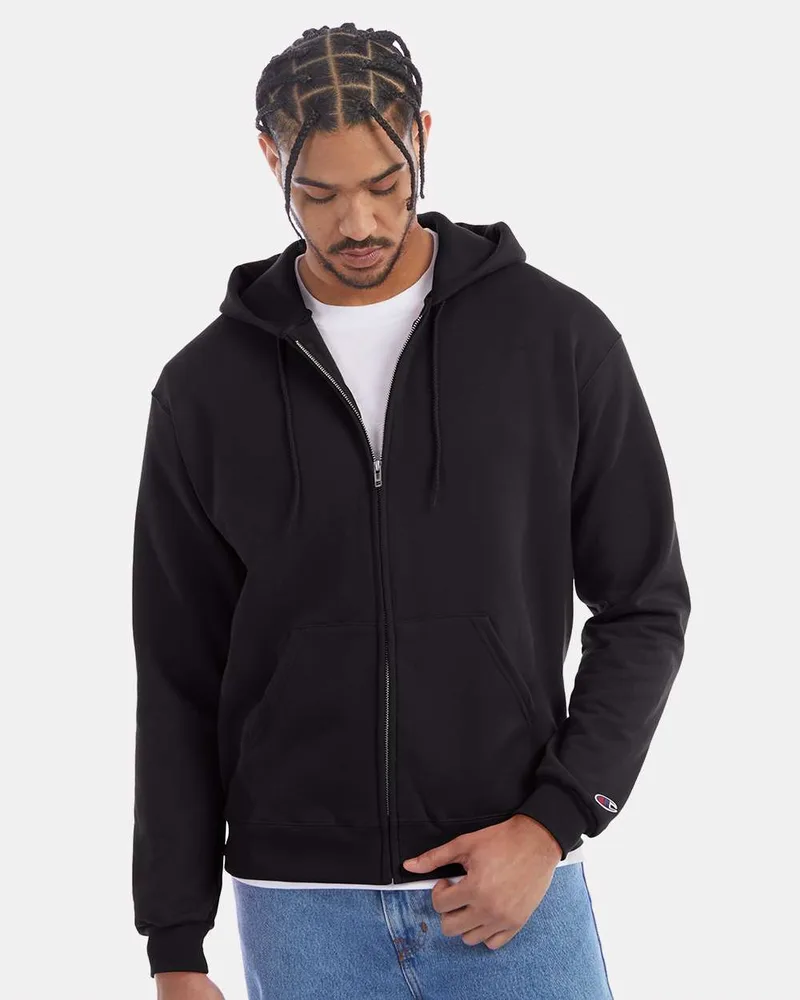Champion Powerblend® Full-Zip Hooded Sweatshirt view 2