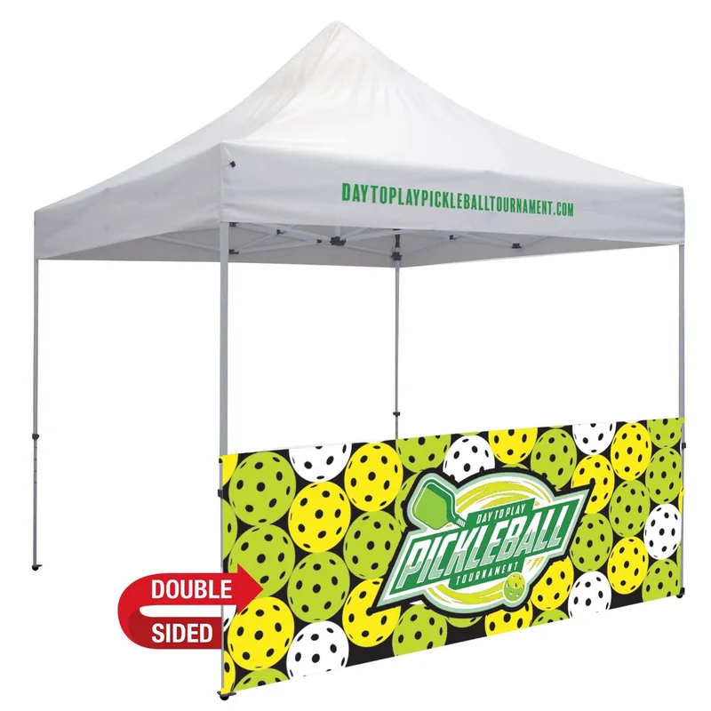 10' Half Wall for Event Tents (2-Sided, Dye Sublimation)