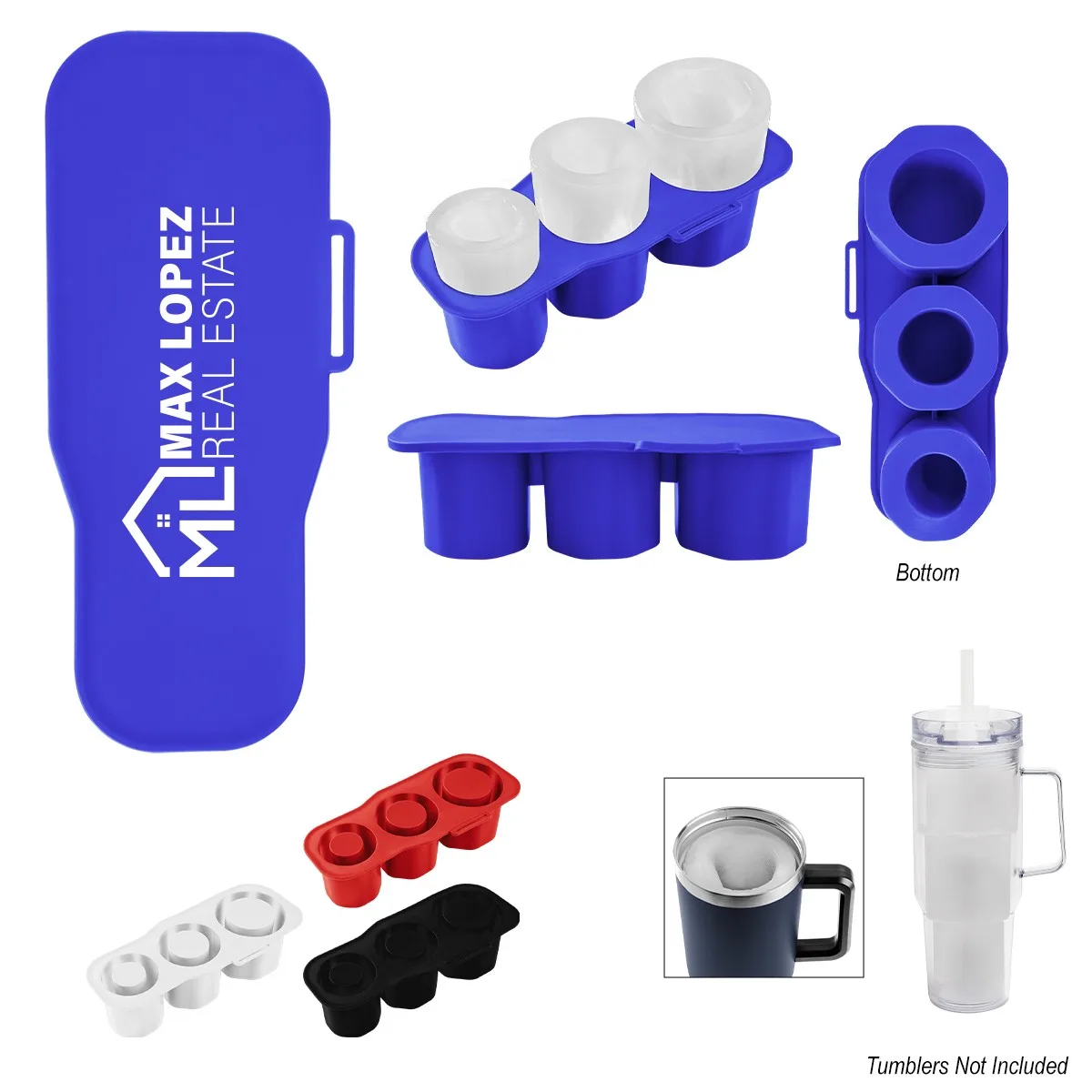 Intrepid Hollow Ice Cube Mold For 40 Oz. Tumblers view 2