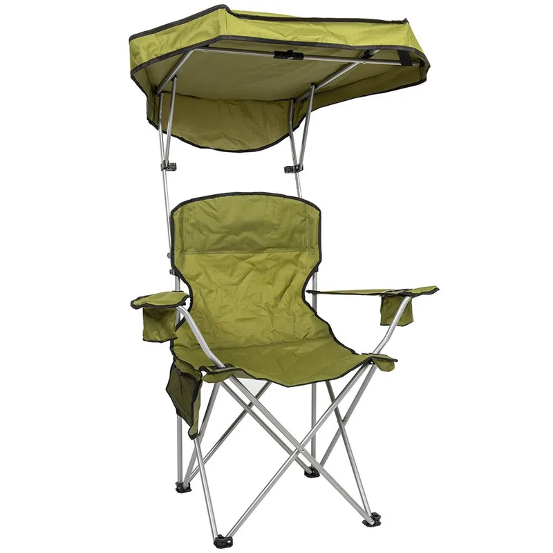 Rio Heavy Duty Max Shade Quad Camping Chair - Green
