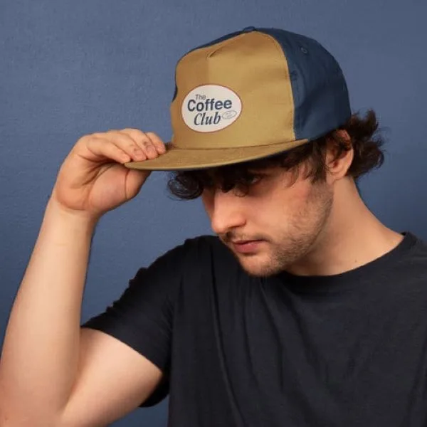5-Panel Hat - Flat Brim - Structured - Cotton Twill