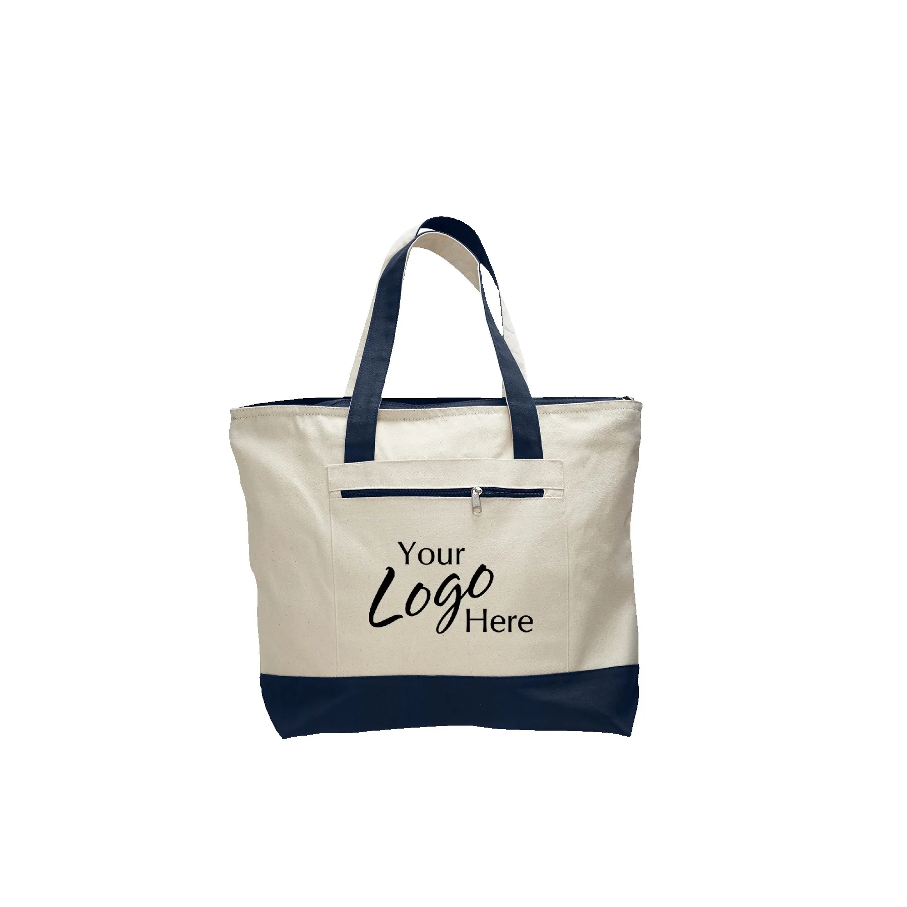 Natural Beige/Navy Blue