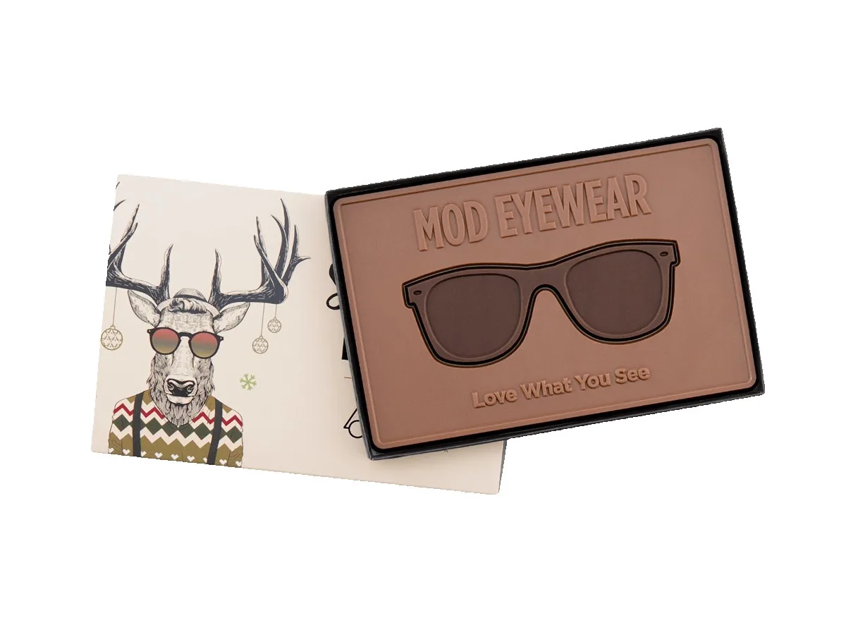 3oz. Combo Chocolate Bar with 4"x6" Gift Box