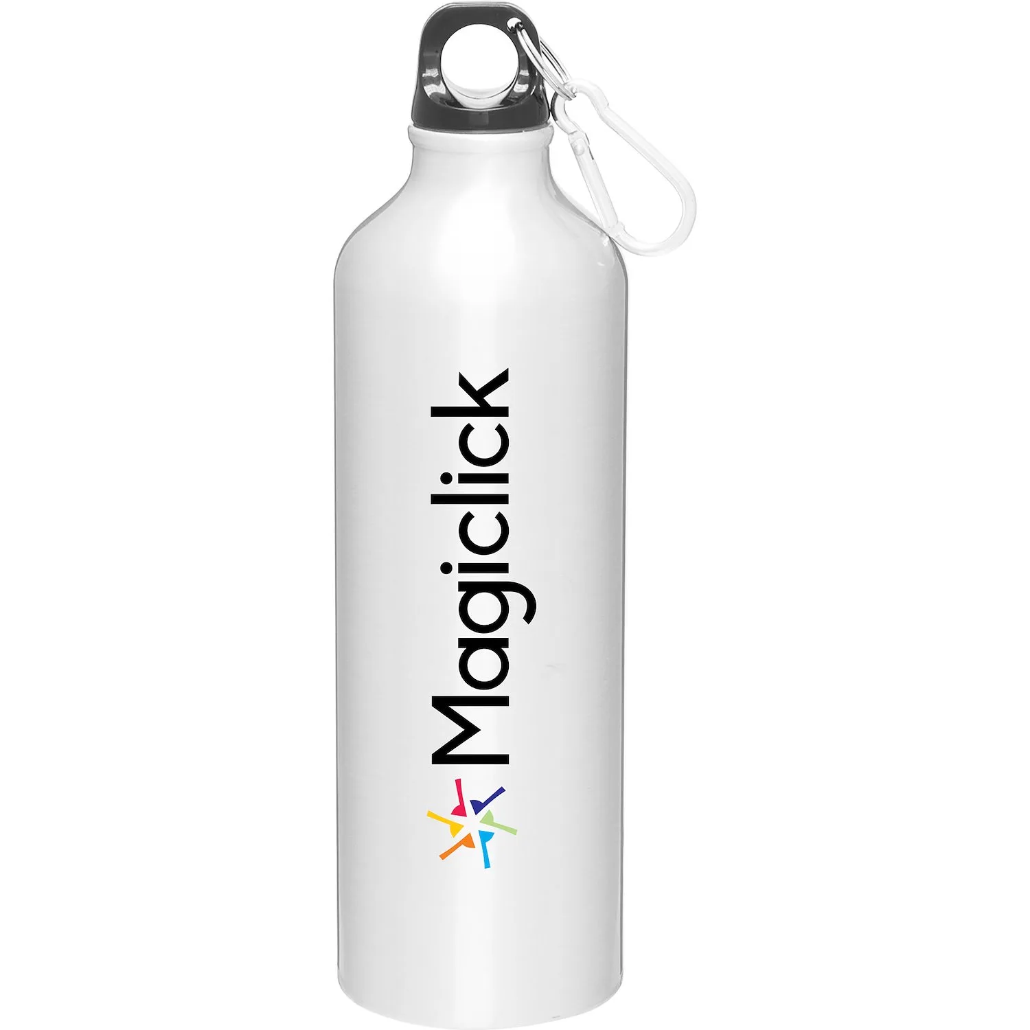 24 oz h2go Aluminum Classic Water Bottle (Silver)