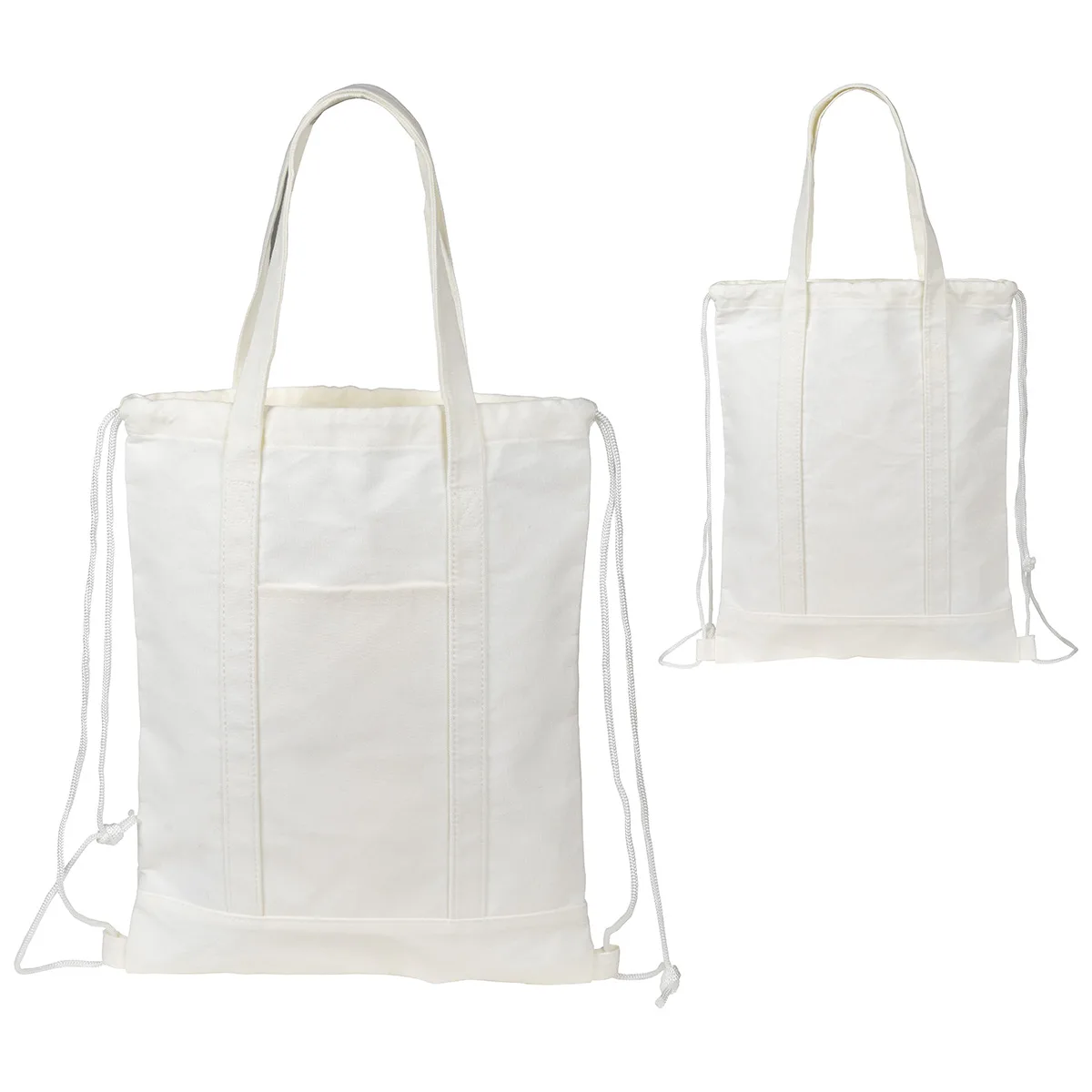 Sloop RPET Canvas Drawstring Backpack view 2